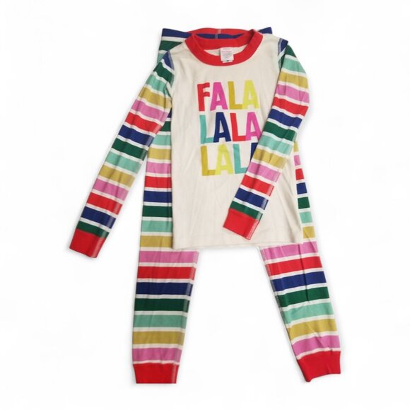 Hanna Andersson Other - Hanna Andersson Christmas Holiday Falala Long Johns Organic Cotton 8 Kids
